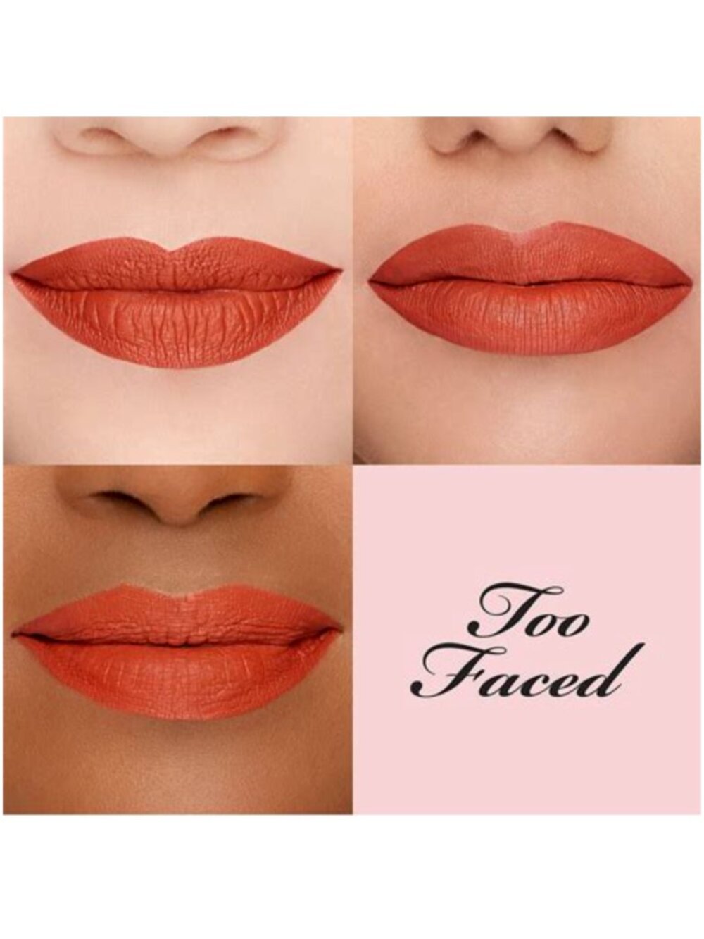 TOO FACED MELTED MATTE LIPSTICK GINGERBREAD MAN